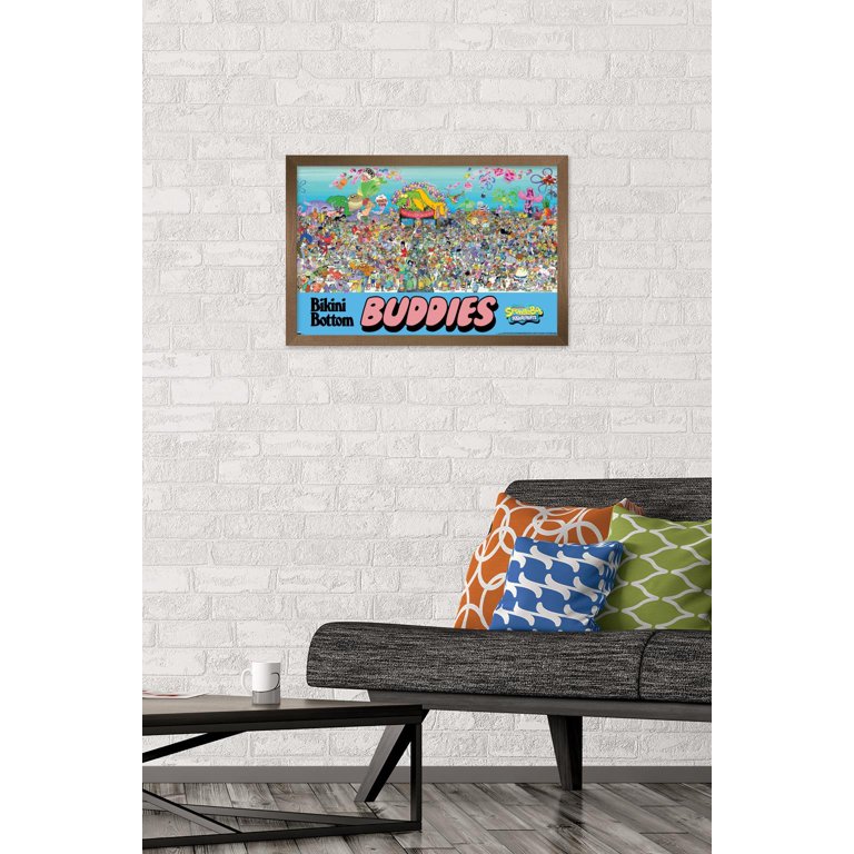 Nickelodeon Spongebob 25th - Bikini Bottom Buddies Wall