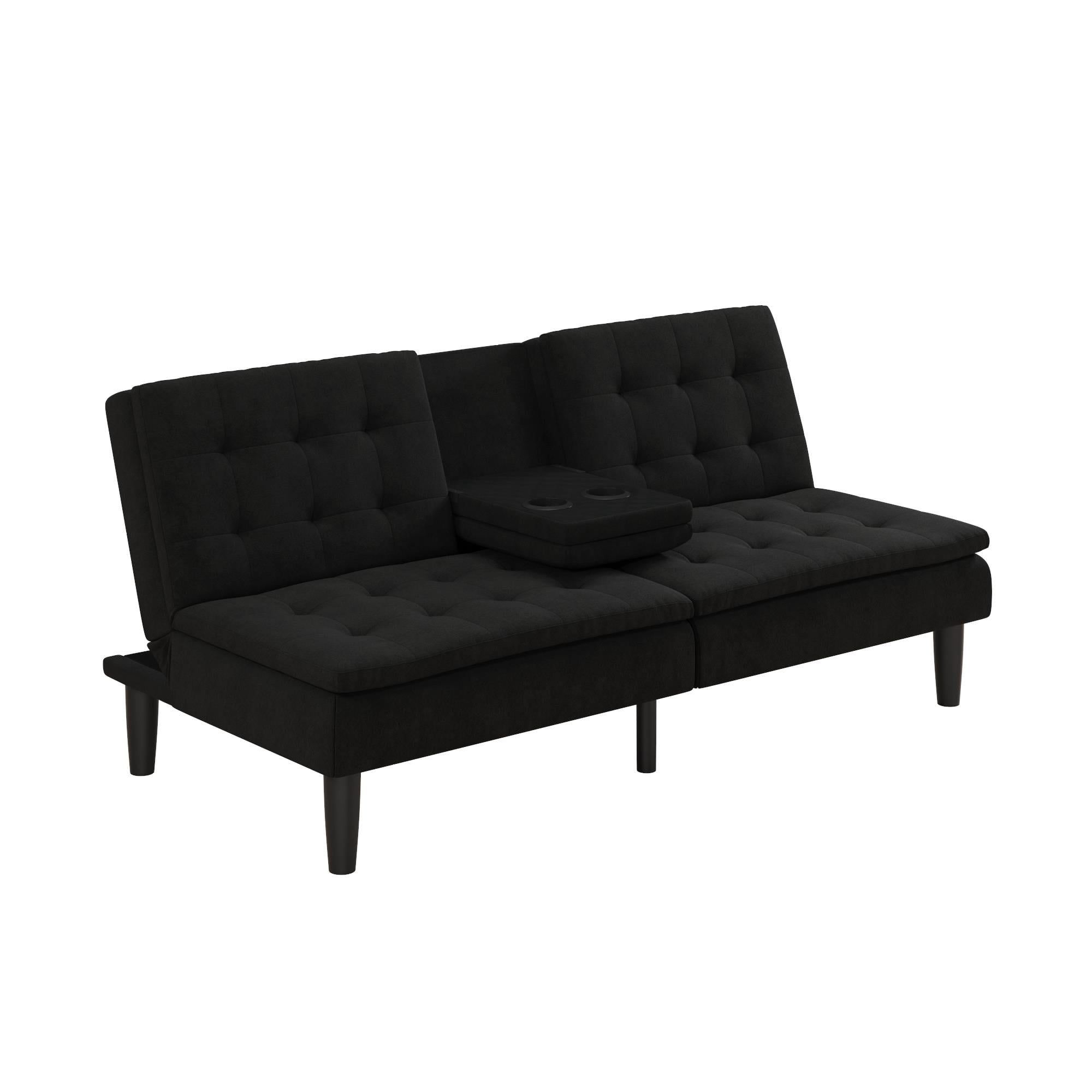 Mainstays Memory Foam PillowTop Futon with Cupholder