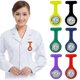thumbnail image 4 of Nurse Pockets Watch Women's Round Digital Display Dial Clip Brooch Pin Hang Electric Silicone New Fob, 4 of 5