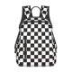 thumbnail image 1 of Disketp Black and White Checkerboard Mochila Ligera e Impermeable, Mochila de Día Resistente para Viajes, Senderismo y Uso Diario para Hombre y Mujer, 1 of 7