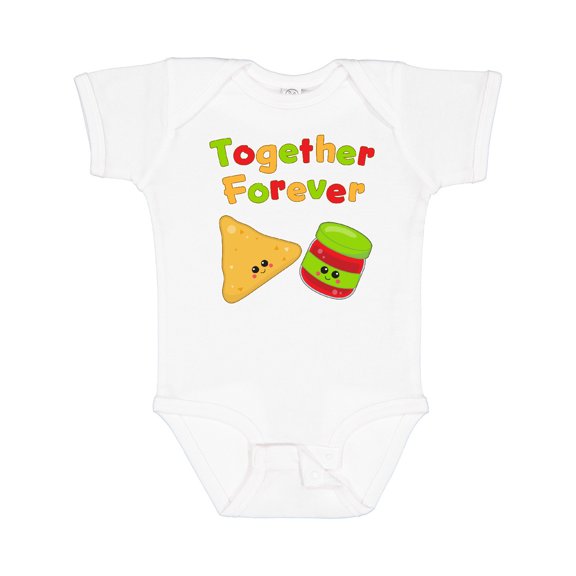 Inktastic Together Forever Chips and Salsa Boys or Girls Baby Bodysuit