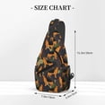 thumbnail image 2 of Lsque German Shepherd Dog Pattern Cross Chest Bag Diagonally – Premium Durable Front Chest Sling with Adjustable Padded Strap, High-Capacity Storage, 2 of 8