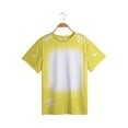 thumbnail image 2 of XUFLVPSEF Baby Boy Clothes Kids Toddler Baby Girls Spring Summer Print Short Sleeve Tshirt Boys Fashion Yellow 4-5 Years, 2 of 3
