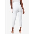 thumbnail image 3 of Jessica London Women's Plus Size Everyday Stretch Cotton Capri Legging, 3 of 6