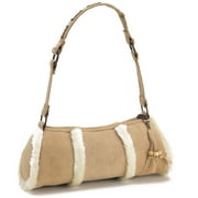 No Boundaries - Ursula Shearling Barrel Bag