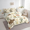 thumbnail image 3 of Homewish Western Cowboy Tribal 7-Piece Twin Bedding Sets,Desert Cactus Flower Bedding Comforter Set,Country Farmhouse Lodge Sheet Sets For Boys Teens,Ultra Soft Home Decor Reversible, 3 of 8