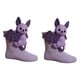 thumbnail image 2 of Calcetines de punto de animales, calcetines de punto gruesos para mujeres y adultos, originales hechos a mano Murciélago morado, 2 of 7