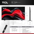 thumbnail image 3 of TCL 85” Class Q6 QLED 4K UHD HDR Smart Google TV (NEW 2024) - 85Q651G, 3 of 21