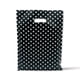 thumbnail image 1 of Bolsa de almacenamiento portátil de 50 piezas con asas, bolsas de compras para recuerdo de fiesta, bolsa de ropa para aperitivos para viajes en Almacenamiento y organización del hogar Negro 35x45cm Inteprter HA075227-06, 1 of 6