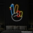 thumbnail image 2 of Glowneon Turkey Say Hi Neon Sign, Turkey LED Sign, Thanksgiving Gift, Thanksgiving Decor, 2 of 5