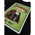 thumbnail image 3 of ShirtBANC El Rey De Mexico Mens Shirt Legend Mexican Singer Card Tee, 3 of 6
