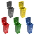 thumbnail image 3 of Portable Flip Top Ashtray and Trash Can for 2 Cigarettes & Lighter, Waterproof Pocket Storage Box, Compact Smoker Accessories Organizer with Lid for Home Car Travel, 3 of 8