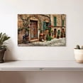 thumbnail image 2 of Elephant Stock Mediterranean Old Town Wall Art - Horizontal Canvas Wall Art - Living Room Wall Decor - City Canvas - Beige And Brown Decor - 12" x 8", 2 of 8