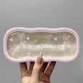 thumbnail image 2 of 2Pcs Hard Shell Eyeglasses Case, Clear Protective Glasses Case, Cute Eyeglass Case for Women Men Girls (Pink), 2 of 9