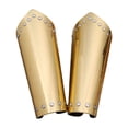 thumbnail image 2 of Protectores de brazo de piel sintética para hombres y mujeres, protectores de brazo resistentes, Oro, 2 of 8