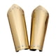 thumbnail image 2 of Brazaletes de cuero sintético para hombre y mujer, accesorios de disfraz, muñequeras Oro, 2 of 9