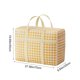 thumbnail image 3 of Bolsa de Almacenamiento Resistente Amarilla 80x50x25cm Poliéster, Asas Reforzadas, Cremallera Doble, Impermeable Organizador de Embalaje para Mudanza de Ropa y Edredones de Gran Tamaño, 3 of 9