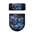 thumbnail image 2 of HELLHERO Bathroom Toilet Cozy Set Pack of 2 Polyester Easy to Clean for Women Hummingbird, 2 of 8