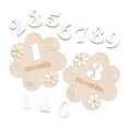 thumbnail image 1 of Milaget Baby Monthly Milestone Cards Sign Gift Keepsake Memories Unique Double Sided White, 1 of 9