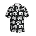thumbnail image 2 of Uemuo Cool Car Printed Regular Fit Short Sleeve Casual Hawaiian Shirt for Men,Aloha shirt,Tropical shirt,Floral print shirt,Vacation Beach shirt-X-Large, 2 of 9