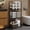 Black, variant on Towel Rack Free Standing 3-Tier M-Shaped Detachable Dividers, Durable Metal Holder, Pool Towel Rack, Space-Saving Towel Storage Organizer, Modern Bath Towel Shelf for Home, Poolside, Black