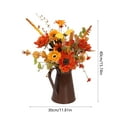thumbnail image 3 of geerera Simulated Sunflower Bouquet, Artificial Fall Flowers with Metal Pot for Mantel Display, Table Centerpiece, Fall Home Decor, 3 of 6