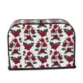 thumbnail image 2 of Haiem Rose Flowers Print Toaster Covers 2 Slice Wide Slot,Bread Dust Cover & Fingerprint Protection,Bread Machine Cover,Appliance Covers, 2 of 7