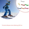 thumbnail image 3 of pitrice 1 Paire de Housses Ajustables pour Patins de Hockey sur Glace, Anti-Rayures, Imperméables, en Plastique, Protection Portable pour Patins, Équipement de Sport, Blanc, 3 of 7