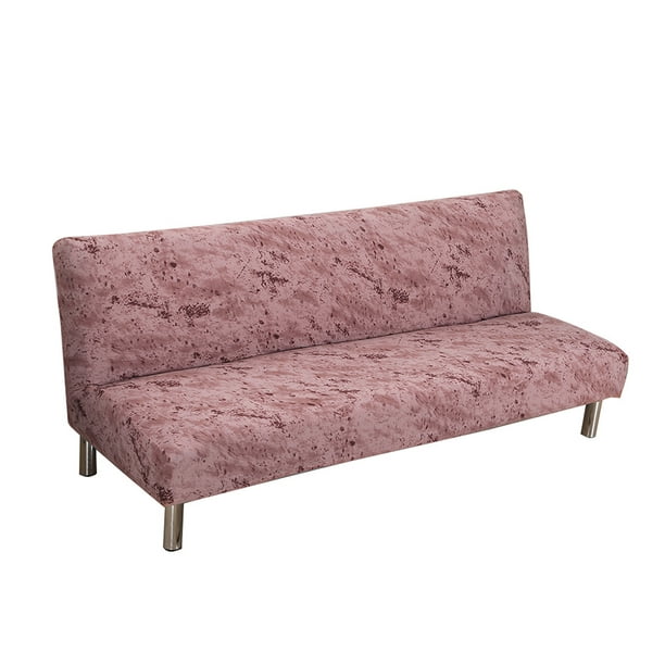 Hododo Stretch Armless Futon Slipcover, Armless Sofa Bed