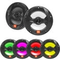 thumbnail image 2 of Pair (QTY 2) of 6.5" 225 Watt Peak 2-Way Marine Boat Yacht Audio Black OEM Replacement Speakers with Multi-Color RGB LED Lighting, 2x 6.5" PowerSports Black Unloaded Speaker Pods, 2 of 3