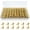Gold, variant on 60 Pcs 22mm Black Mini Metal Bulldog Clips, Small Hinge Paper Clamps for Crafts, Bag Sealing, Photos, Price Tags, Kitchen and Office Supplies