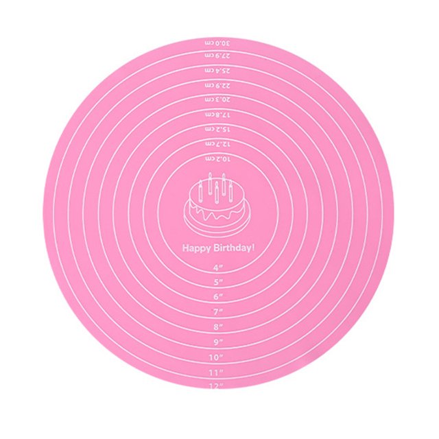 LCXmlly Scrapbooking Sticker Nonslip Silicone Kneading Pad Wide Application Accessible Scale Line Kitchen Dough Mat
