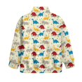thumbnail image 5 of Uorisanigo Girls Oversized Sweatshirts Half Zip Pullover Sweatshirt Casual Colorful Cartoon Dinosaur Long Sleeve Zipper Sweatshirts Athletic Pullover Jackets Fall Spring Outfits Clothes, 5 of 7