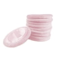 thumbnail image 1 of 10pcs Powder Puff Cotton Cosmetic Powder Makeup Puffs Pads Makeup with Ribbon Face Powder Puffs for Loose (Pink), 1 of 6