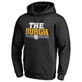 thumbnail image 2 of Men's Black Pittsburgh Steelers Hometown Collection The Burgh Pullover Hoodie, 2 of 3