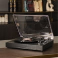 thumbnail image 1 of Player,Player Wooden 71012-inch Vinyl Wooden 7/10/12-inch Bt5.3 With Cover Vinyl Wooden Vinyl Player Speeds Bt5.3 Vinyl 334578 33/45/78 Rpm Vinyl 33/45/78 Wooden Compatible Rca Output, 1 of 6