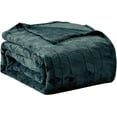 thumbnail image 2 of Amrani Bed Cover Embossed Blanket, Soft Premium Microplush - King Green, 2 of 2