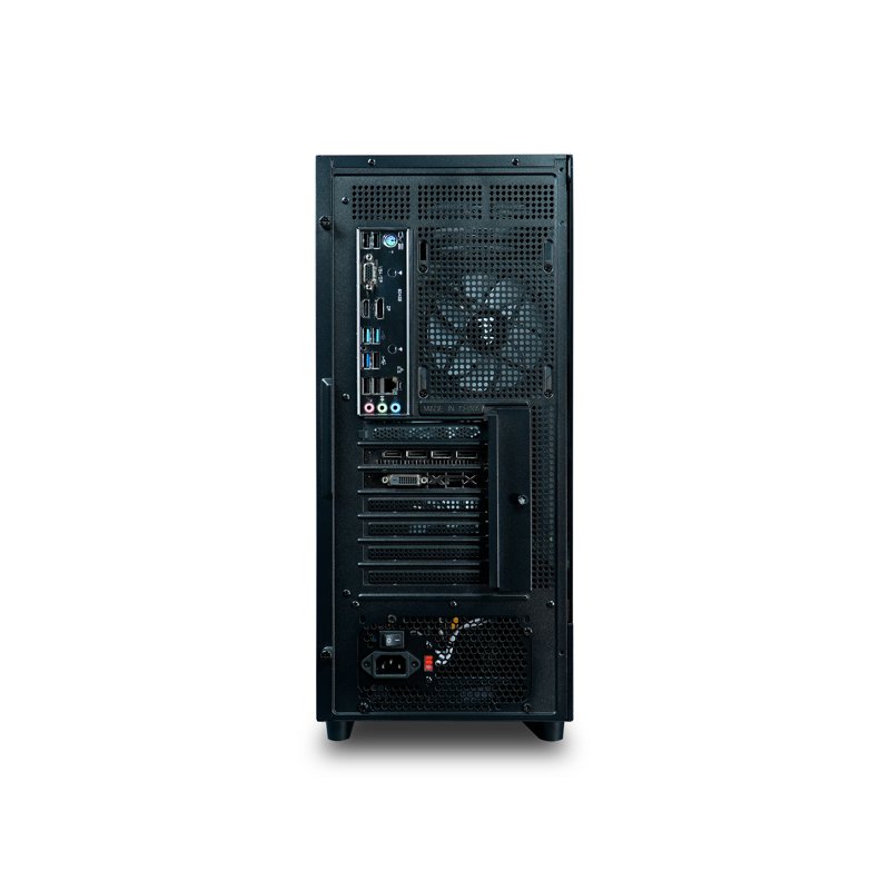 ViprTech Overlord Wood Gaming PC - AMD Ryzen 7 (4.4Ghz), RX 9060 16GB, 16GB DDR6, 1T SSD, Black Walnut