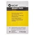 thumbnail image 2 of Niche Front Brake Pad for Set BMW R100R Organic Motorcycle 4 Pack 519-KPA2544D, 2 of 5