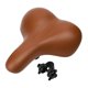 thumbnail image 5 of Asiento de bicicleta de montaña, sillín de ciclismo, almohadilla de asiento de ciclismo, suave, ancho y grueso, fácil de instalar, cojín de bicicleta Marrón, 5 of 8