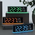 Time Keeping Display Tabletop Alarm Clock with Clear Illuminated Display, Digital Timepiece ...
