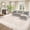 Beige, variant on GlowSol 8x10 Purple Scalloped Bow Rug, Low Pile Non-Slip TPR Washable Rug Ideal for Living Room Bedroom Nursery Farmhouse