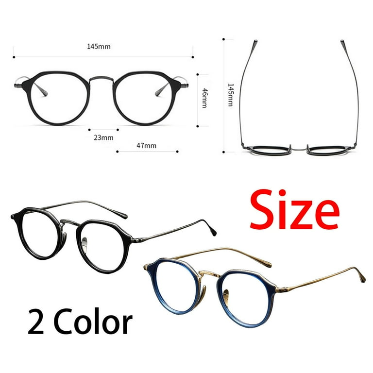 Thin Rim Round Fashion Metal Vintage Men Women Optical EYEGLASSES