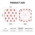 thumbnail image 5 of Honeii Strawberry Print Square Cushion Cover with Elastic Band & Ties,Sofa Cushion Covers,Furniture Protector for Living Room,Washable Sofa Seat Slipcover-Two Pieces, 5 of 7