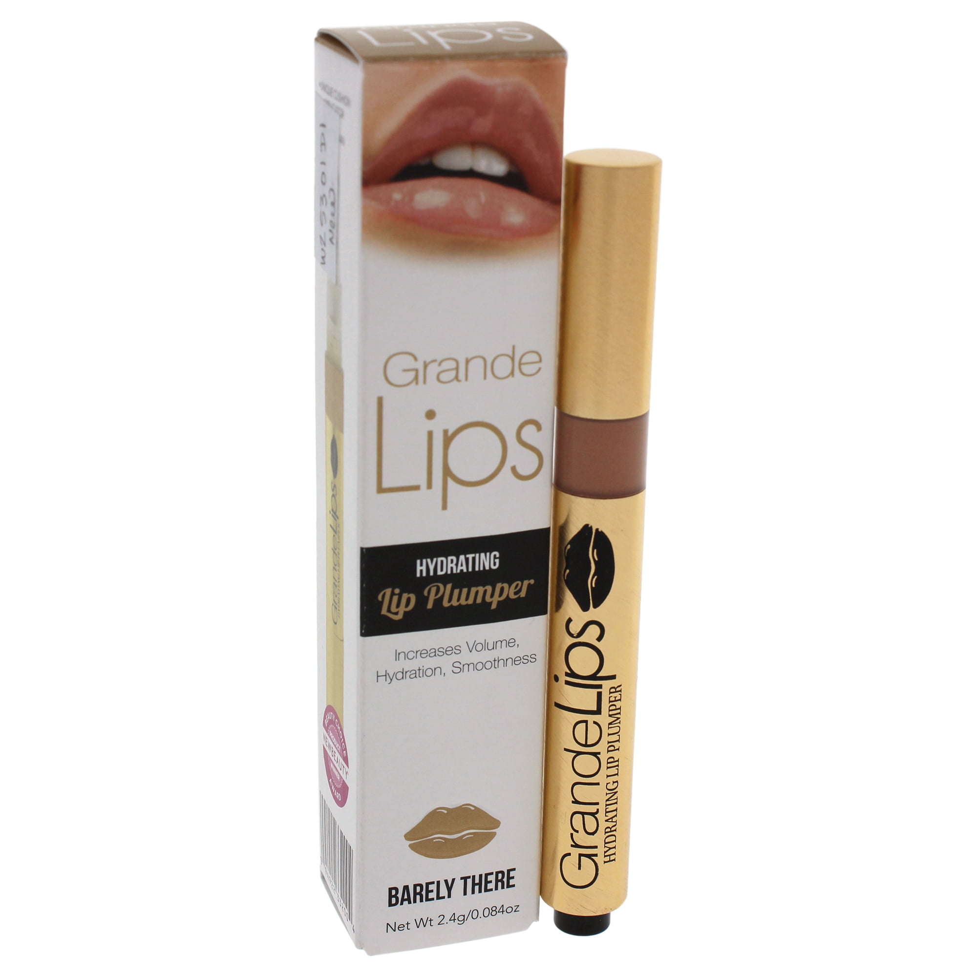 Grande Cosmetics GrandeLIPS Hydrating Lip Plumper - Barely There Lip Treatment - 0.084 oz