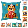 thumbnail image 2 of XWQ Funda de almohada auspiciosa de la funda de almohada de la funda de almohada del año nuevo de la funda de fondo de poliéster de melocotón de melocotón para el hogar XWQ 715087945, 2 of 6