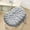 Gray, variant on Floor Cushion Soft Plush Pillow Tatami Pad Oval Seat Cushion for Chair, Floor Sitting, Bar, Playroom (Gray, 15.74x19.68x2.75in)