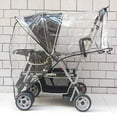 thumbnail image 3 of Pushchair Rain Cover for Baby Pram Wind Rain Weather Shield Protector, 3 of 9