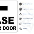 thumbnail image 2 of ADA CENTRAL SIGNS - Please Use Other Door with Right Arrow Sign - ADA Compliant Digitally Printed Text Wall Signs - OSHA Safety Evacuation Signs for indoors and outdoors, 2 of 7