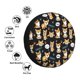 thumbnail image 4 of Fotbe Cute Dogs Corgi Funda de Llanta de Repuesto con Estampado, Engrosada, Ajuste Universal para Jeep, Remolque, RV, SUV, Camión-16 inch, 4 of 6
